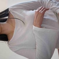 Blusa de manga larga blanca Koaj talla m image