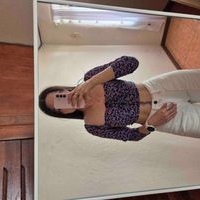 Blusa de flores manga larga Zara talla s image