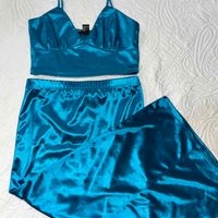 Conjunto Seda Celeste Forever 21 image