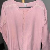 Blusa Simulación de Mezclilla Palo Rosa image