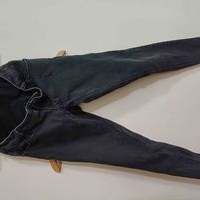 Pantalón de mezclilla negro para embarazo image