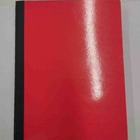 Cuaderno de tapa dura rojo grande (más colores)  image