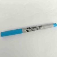 Marcador Permanente Sharpie Azul Punta más fina image