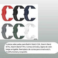 Correas para Reloj Redmi Watch 5/4, Xiaomi Band Pro 8 y Xiaomi Band Pro 9 image