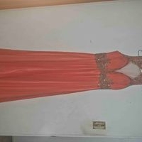 Vestido de fiesta coral image