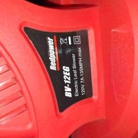 Soplador de hojas Redpower BV-12EC image