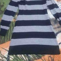 Vestido de rayas manga larga image