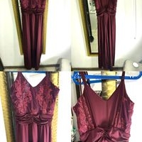 Vestido largo bordado image