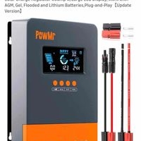 Controlador solar mppt powmr 60A. Carga baterías de 12,24,36 y 48V. image